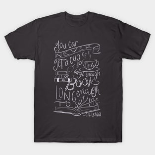 Books & Tea C.S. Lewis T-Shirt